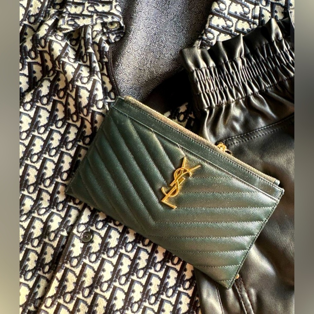 YSL authentic Zipped Pouch Clutch